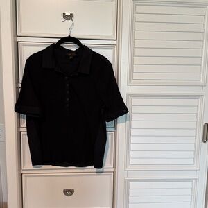 Truth Ebony black Collared Shirt. Medium